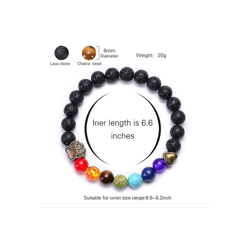 Natural 7 Chakra Reiki Healing, Absorbs Essential Oils, Stress Relief And Vitality Extracts, Perfect Gift For Anyone, Suitable For Men, Women,