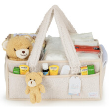Little Ones Nappy Caddy, Baby Essentials for Newborn, Baby Diaper Organiser, Baby Shower Gifts for New Mum, Diaper Changing Organiser, Portable