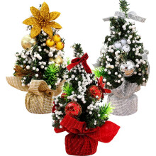 Pre-Lit Christmas Tree, Miniature Tree for Portable Christmas Decor, Mini Christmas Trees with Long Durability, Artificial Christmas Tree with Small