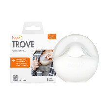 Boon Trove Silicone Manual Breast Pump ? 1 Count ? Hands Free Passive Breast Pump for Nursing Newborns and Breastfeeding Essentials