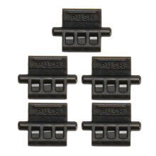 Nem at betjene Walkie-talkie Batterilås Holder Stabil ydeevne ABS-materiale Trykknap Nem at udskifte Lang levetid Batterilås Holder Bred