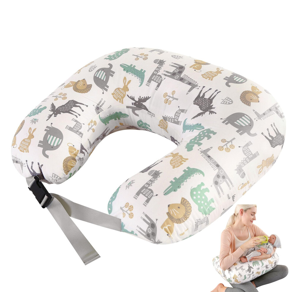 Nursing Pillow For Breastfeeding, Ergonomic Support Pillow Breast Feeding Pillows For Mom, Plus Size Original Breastfeeding Pillows With Adjustable Jovell