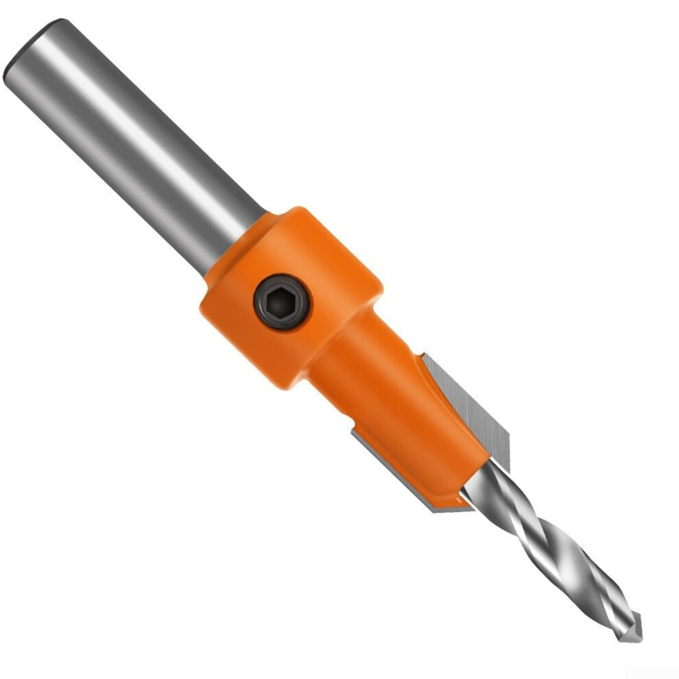Hexagon Shank Countersink Drill Bit Set For Woodworking Chamfer Quick Change 3.5X10mm 45# Carbon Steel 9365049285148