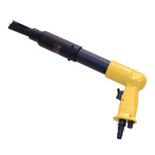 Low Noise 19Needle Pneumatic Gun Rust Remover AT250 Yellow Handheld Rust Removal Tool For Woodworking And Concrete