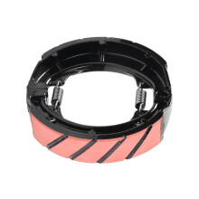 Motorcycle Drum Brake Shoes Set Rear Parking Brake Shoes Enhanced Safety for Mopeds and EBikes