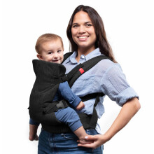 YOU+ME 4-in-1 Baby Carrier Newborn to Toddler - All Positions Baby Carriers from Newborn - Front & Back Carry Baby Carriers - Includes 2-in-1 Bandana