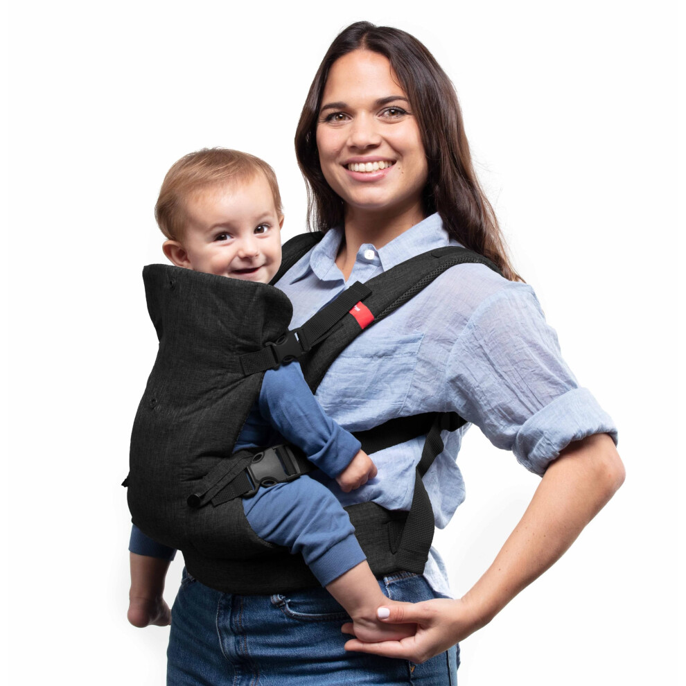 4-In-1 Baby Carrier Newborn To Toddler - All Positions Baby Carriers From Newborn - Front & Back Carry Baby Carriers - Includes 2-In-1 Bandana You+Me