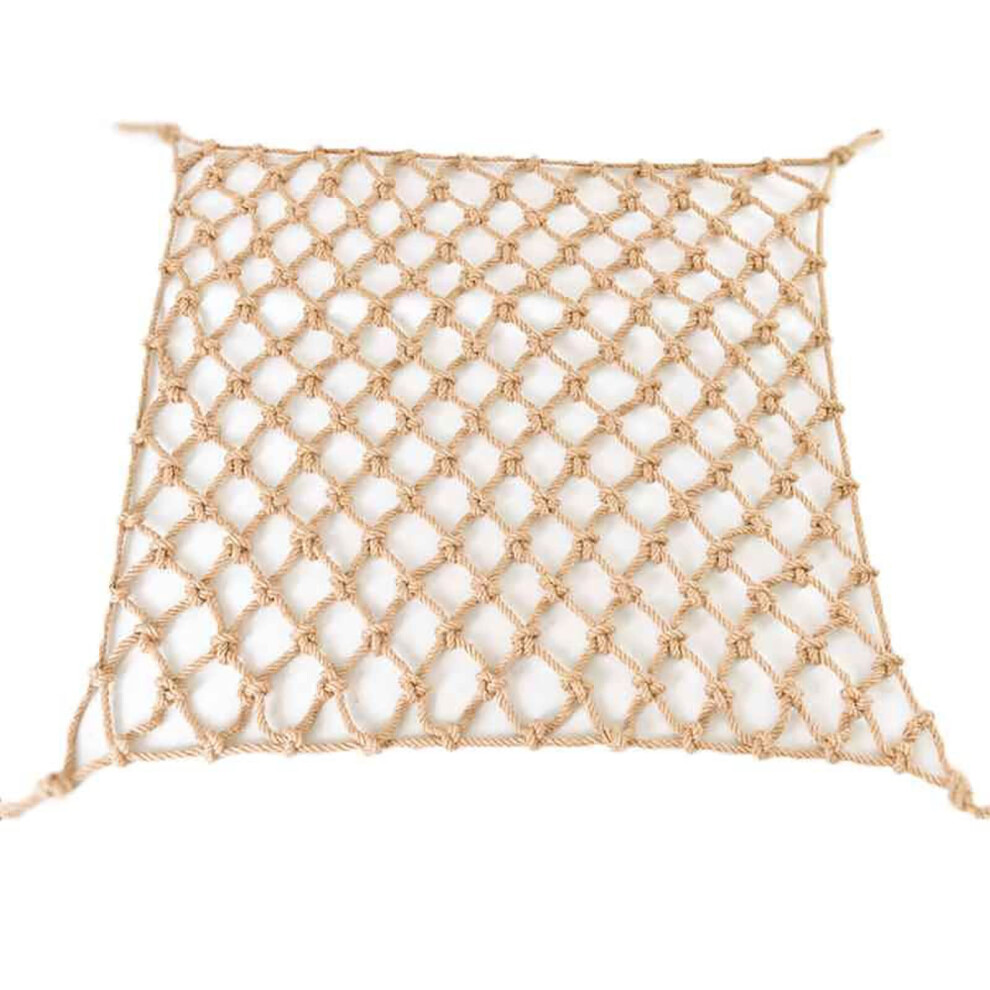 Safety Net Playground 6Cm Mesh Weather Resistant Ecofriendly Jute Rope For Balcony Staircase 1X4m 9365049286640