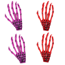 Kostüm-Haaraccessoires, elegante Punk-Rock-Horror-Haarspangen in Knochenform für Damen und Mädchen mit kreativem Design und glatter Oberfläche,