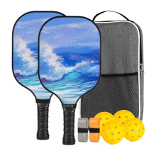 Pickleball Racket Lightweight Ergonomic Paddle For Indoor And Outdoor Use Unisex Pong Racket Style