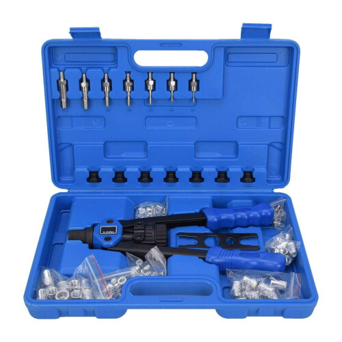 Hand Rivet Nut Tool Kit, Manual Rivet Nut Gun Insert Tool, Threaded Riveter, M3M12, Long Service Life