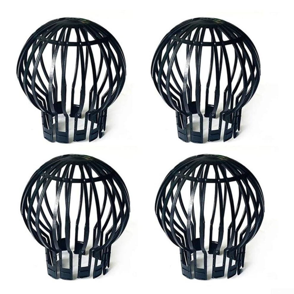 Gutter Guard Downspout Filter Plastic Mesh Clog Prevention Weatherresistant For Roof Drains 4Pcs 9119770983299
