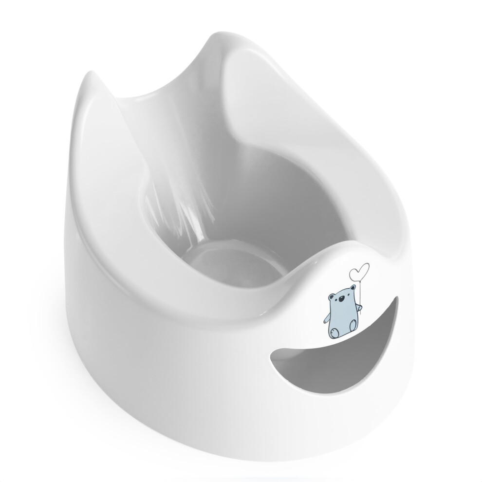 Easy Pour Potty - | Portable Potty Training Toilet Seat For Toddlers | Hygienic, Easy To Clean, And Travel-Friendly White Toddler Essentials