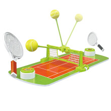 Tabletop Tennis Game for Kids Indoor Play Set with Dual Player Engagement and Cognitive Skills Boost