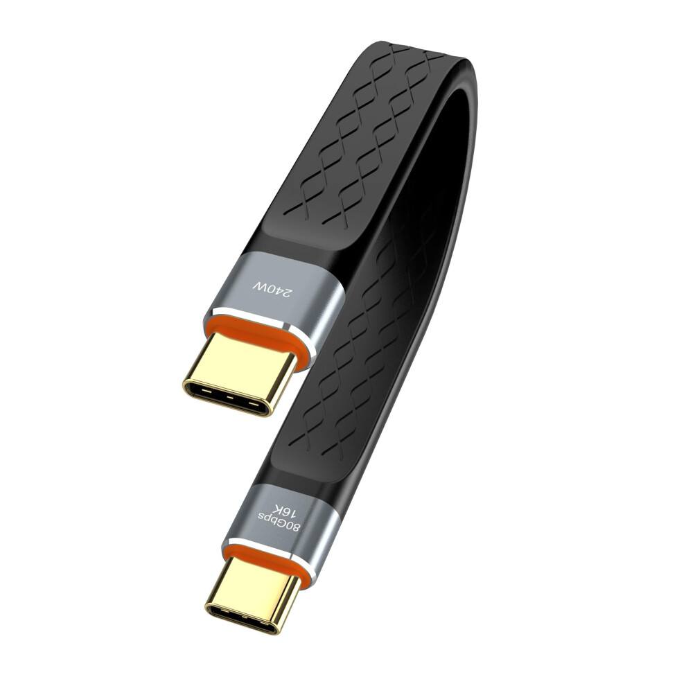 80Gbps Thunderbolt 5 Compatible Cable With 120Gbps Bandwidth And 240W Charging Power Tb4 Usb4 Usbc W04051pc 9119770983343