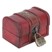 Schmuckkästchen aus Holz mit Deckel, klassisches europäisches Vintage-Design, geeignet zur Aufbewahrung von Schmuck, übersichtliche und