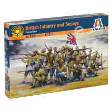 Italeri 6187S 1:72 British Infantry and Sepoys, Building, Stand Model Making