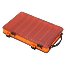 Boîte à pêche compatible avec la quincaillerie en acier inoxydable, avec couvercle transparent en plastique rigide, solution de rangement