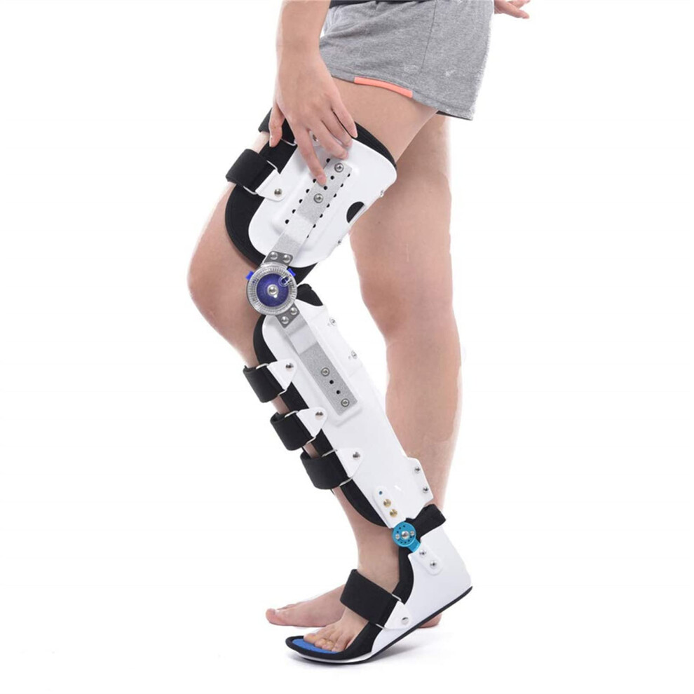 Adjustable Knee Immobilizer Brace for PostSurgery Recovery and Sciatic Nerve Pain Relief