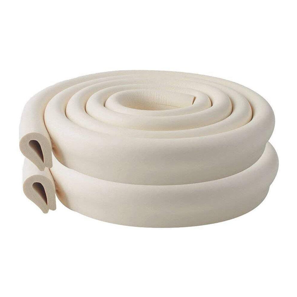 Childproofing Furniture Edges, L Shape Furniture Edge Protectors for Baby Safety, High Density Rubber Foam Shock Absorption, Easy Install with 3M Tape