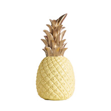 Figurine décorative en résine, style abstrait moderne et créatif, pièce sculpturale unique avec une luxueuse finition dorée. Cadeau idéal pour