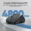 TeckNet TECKNET Rechargeable wireless mouse, Wireless Computer Mouse, Adjustable 4800DPI Mouse, Silent Ergonomic Wireless Mouse for Laptop PC Computer, 2