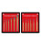 Masonry Chisel Set 6Piece Flat Chisels And Center Punch Tools For Stone Carving, Brickwork, Includes Storage Pouch (A) 1