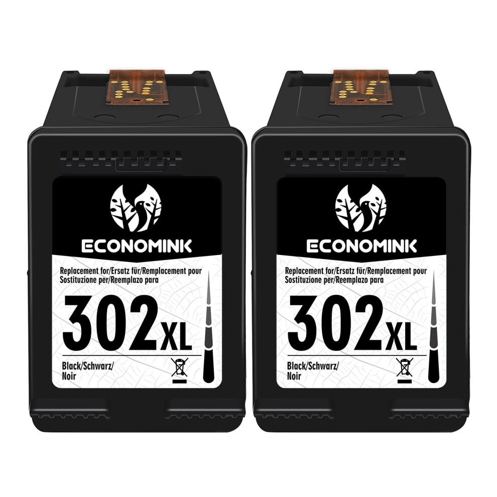 302Xl Ink Cartridges High Yield Replacement For Hp 302XL Ink Cartridge, 302XL For Officejet 3832 4650 3831 3835 Envy 4527 4520 4524 Black 8000002720335