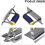 Stainless Steel Concrete Hand Set 2Piece Curved And Sharp For Precision Grooving Tasks 3