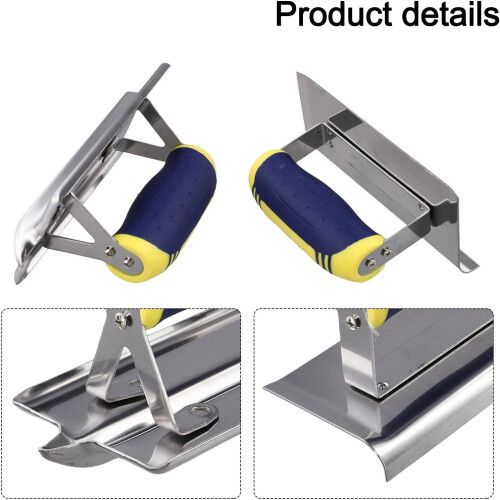 Stainless Steel Concrete Hand Set 2Piece Curved And Sharp For Precision Grooving Tasks 2