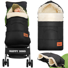 EAQ Cosytoes Footmuff with Handmuff Baby Footmuff Fleece Lined Cosytoes Warm Washable Universal Pushchair Footmuff