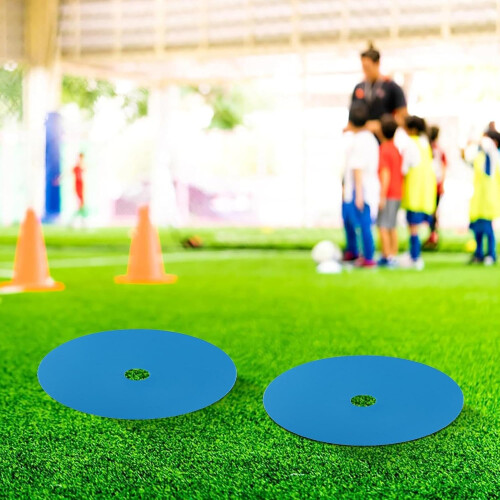Soccer Training Flat Disc AntiSlip Plate 15.5 cm Diameter For Agility Practice Exercising Disc 1