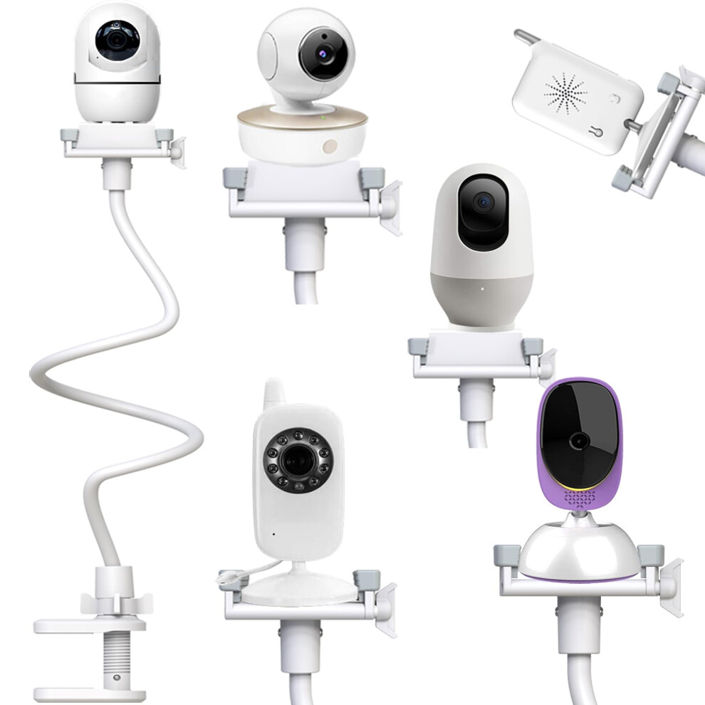 Baby Camera Holder Baby Monitor Mount Stand Compatible With Hellobaby/Blemil/Nooie/Boifun/Momcozy/Motorola Camera Adjustable Flexible Camera Derebir