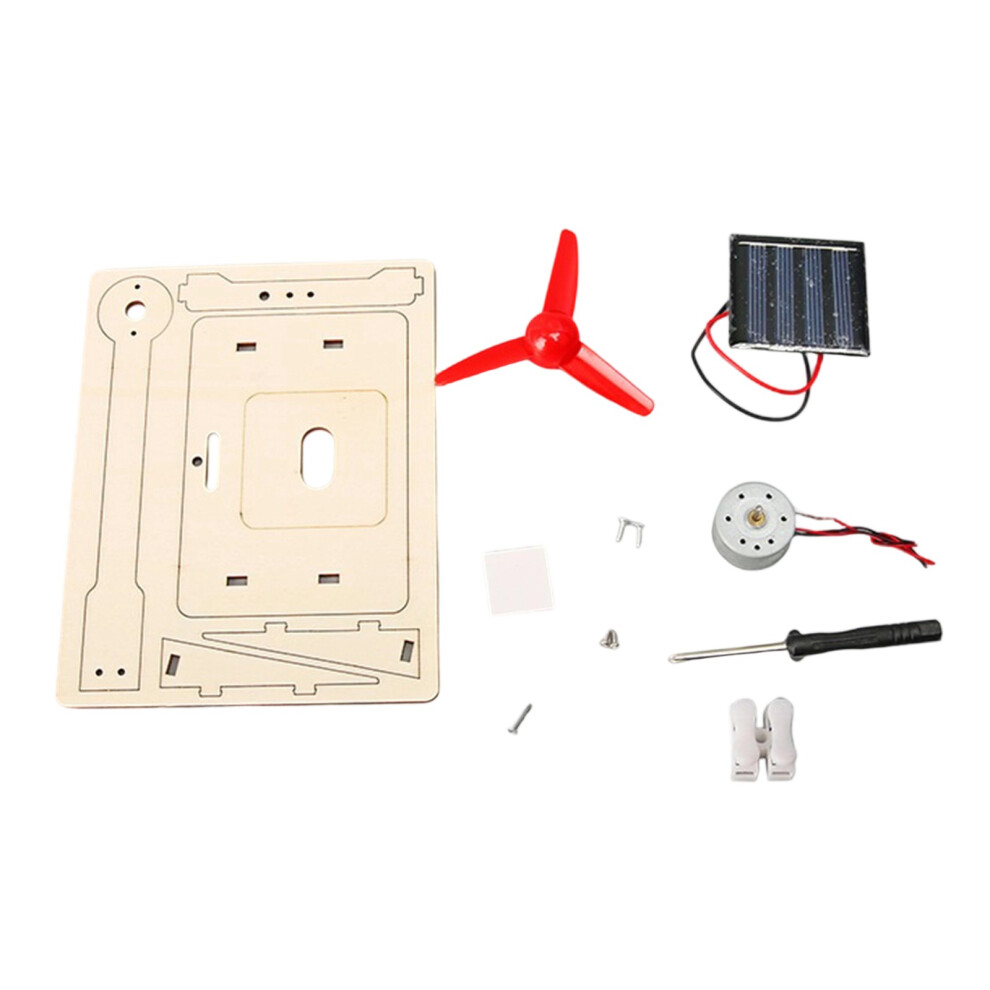 Kids Science Toy Solar Energy Fan Model Kits Science Experiment 7696001242483