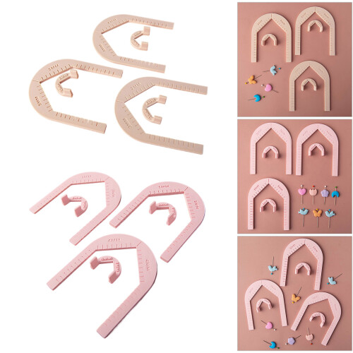Jewelry Hole Punch Guide Tool for Drilling Ergonomic-Pink 2