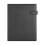 Leather Document Organiser Magnetic Closure Multiple-Black 1