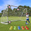 Soccer Target Foldable Practice Trainer With Adjustable Strap Training Goal For Soccer Backyard Field Use 5