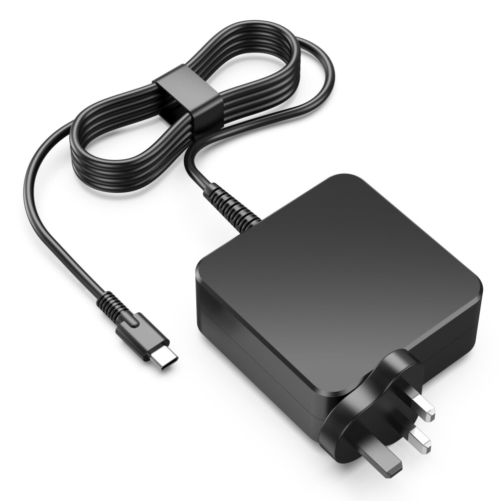 Usb C Laptop Charger, Fast Pd 65W Usb C Charger With 1.7M Cable Compatible With Lenovo Thinkpad, Yoga, Chromebook, Steam Deck, Huawei Matebook, 8000002717052