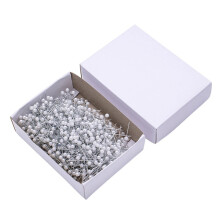 800Pcs Sewing Positioning Pins Colored Dressmaking Pins-White