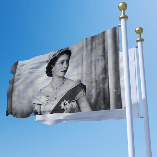 Σημαία Royal Standard για εξωτερική χρήση, αντικολλητική στο ξεθώριασμα, σημαία Royal Standard 2