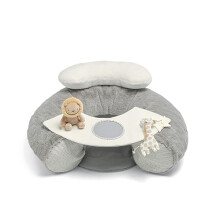 Mamas & Papas Welcome to The World Sit & Play Baby Floor Seat, Grey (from +6month Until Sitting unaided)