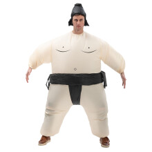 Design inflável fácil de usar com ventilador a bateria, fantasias perfeitas para o Halloween com estilo hilário e chamativo, inflável.