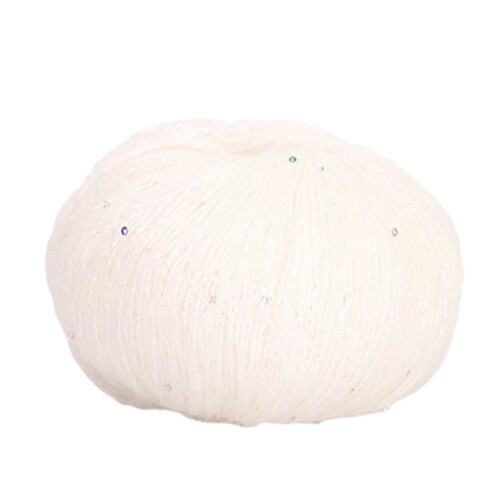 Mohair Knitting Yarn DIY Craft Sequins String Handwoven-1