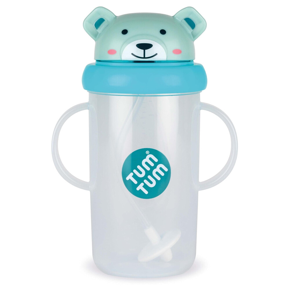 Tippy Up Free Flow Sippy Cup (No Valve), Sippy Cup For Toddlers, Bpa Free (Boris Bear 300Ml) Tum Tum