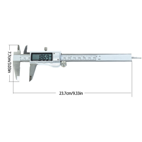 Caliper Measuring Tool Digital Caliper Industrial-Silver 2