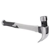 Carbon Fiber Magnetic Claw Hammer 10oz With Rubber Handle For Nail Removal Outdoor And Professional Construction