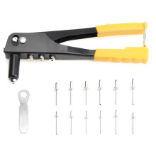 Rivet Tool Kits 200Piece HeavyDuty Riveter Set, Hand Blind Rivet Pliers, DIY Rivet Nuts, Automotive Tools, Color 1
