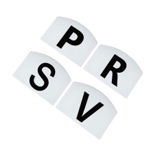 Wall Mount Letters For Arenas Equestrians And Events Includes Letters WallMounted Signage Durable Plastic White