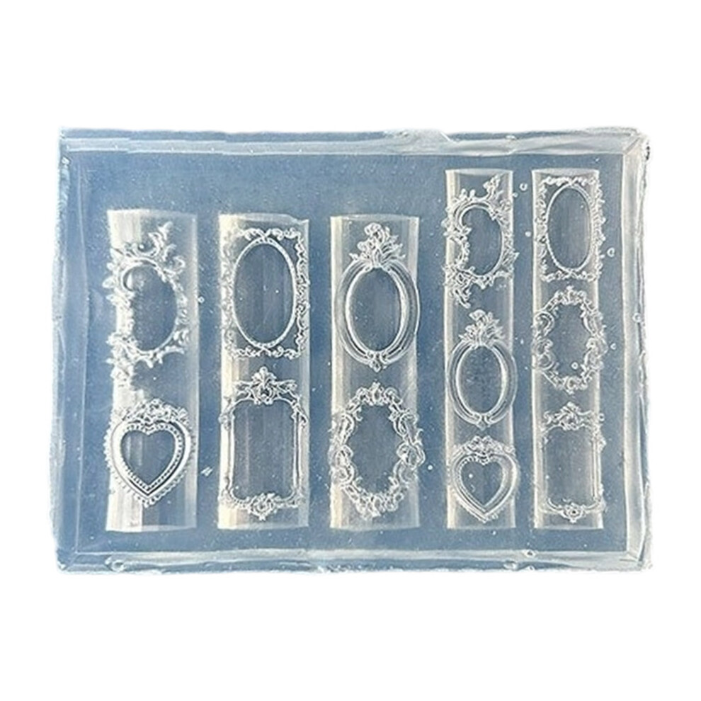 Silicone Nail Molds Nail Sculpting Molds Delicate Nail-Style 7