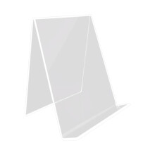Acrylic Bookends Books Stand Clear Book-A5 medium size witho